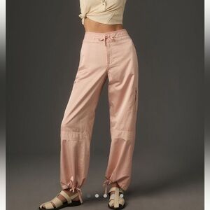 Anthropologie Pilcro Satin Parachute Pants
